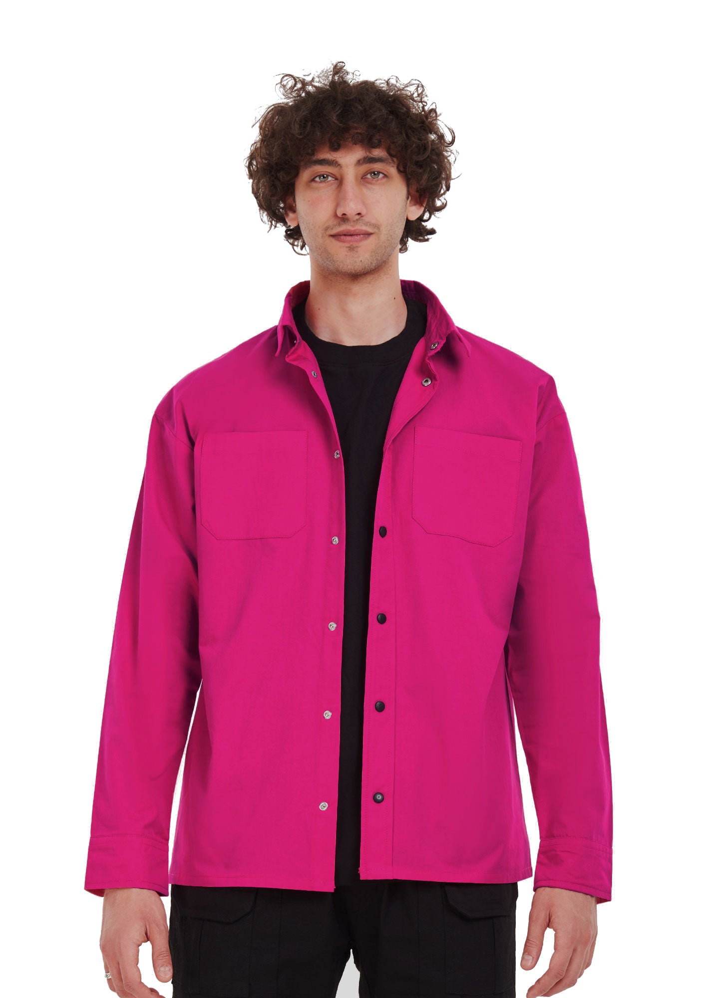Fuchsia Men Shirt